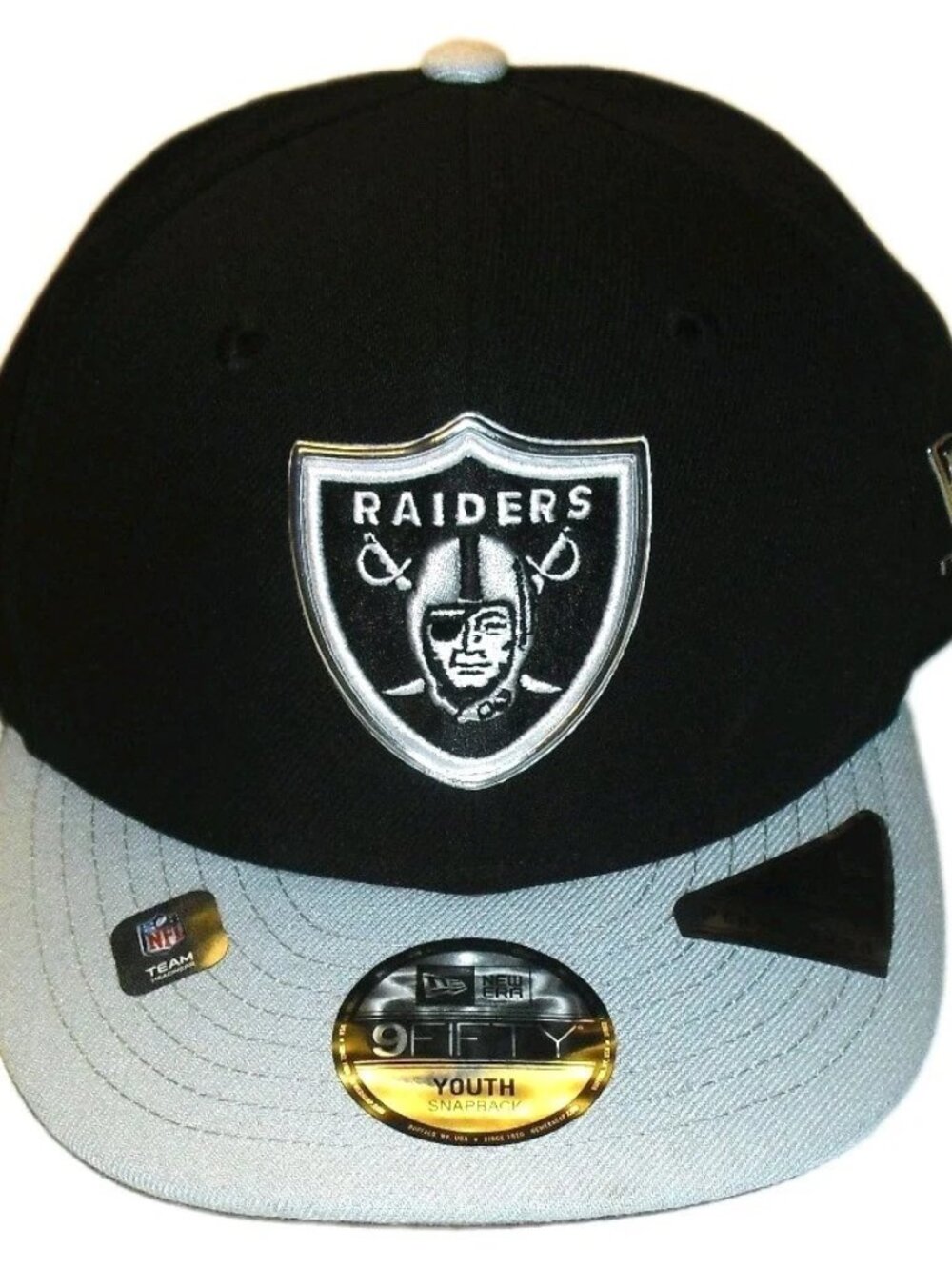 Las Vegas Raiders New Era 9 Fifty Kids Youth Snapback hat Cap New Nfl